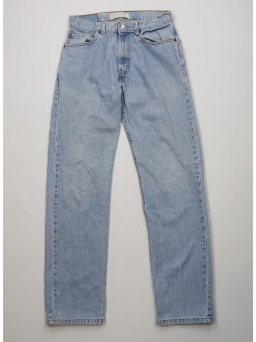 Vintage Y2K 2002 Levis 505 Mens 32x33 Distressed Regular Straight Leg Jeans Blue
